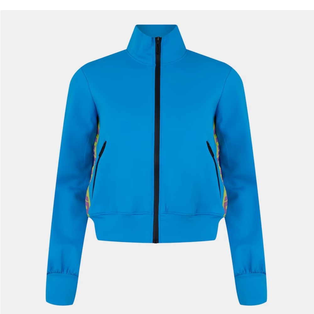 Off white blue zip jacket. Brand new with tags.